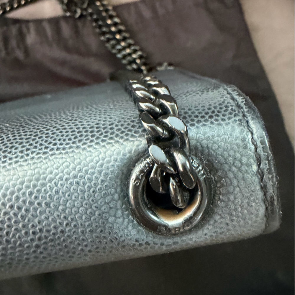 Saint Laurent Kate black grained leather small crossbody bag - Picture 14 of 16